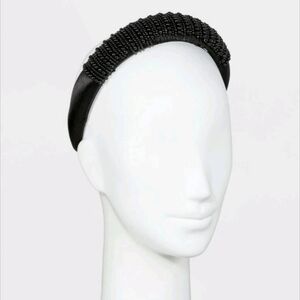 Beaded Headband Black SUGARFIX by BaubleBar